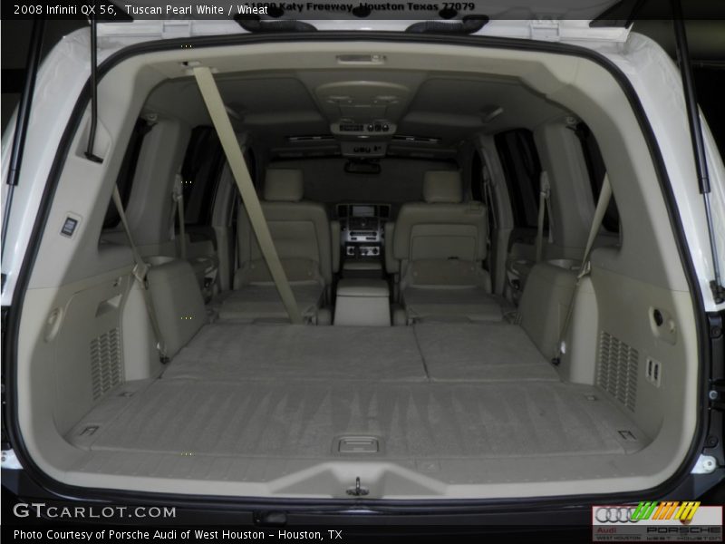 Tuscan Pearl White / Wheat 2008 Infiniti QX 56