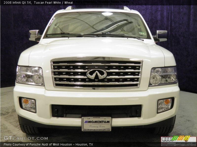 Tuscan Pearl White / Wheat 2008 Infiniti QX 56