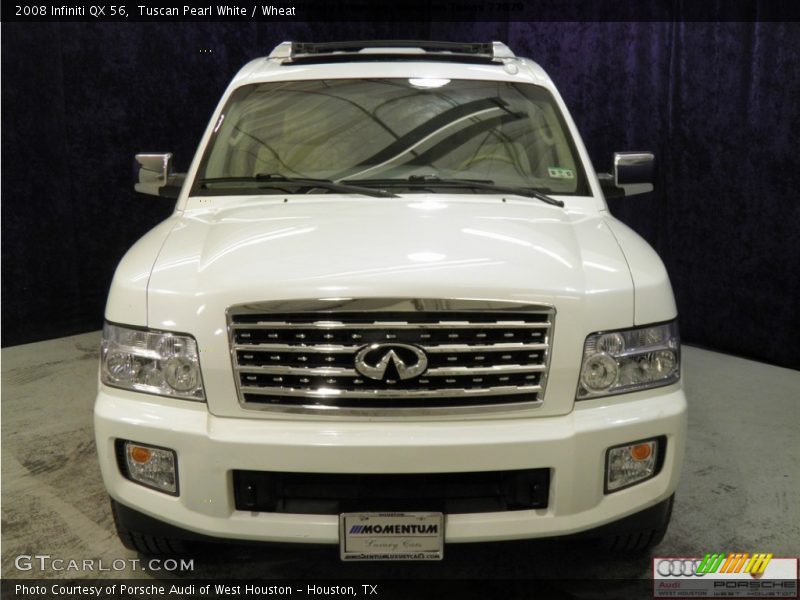 Tuscan Pearl White / Wheat 2008 Infiniti QX 56