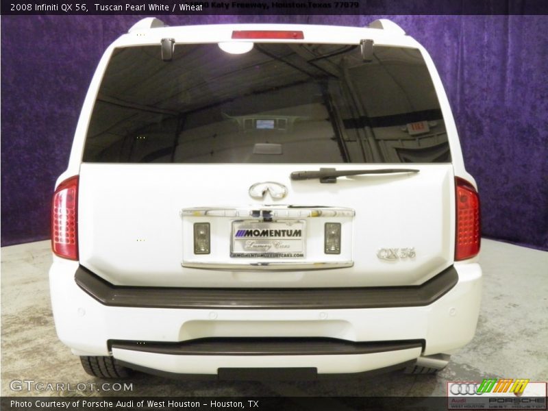 Tuscan Pearl White / Wheat 2008 Infiniti QX 56