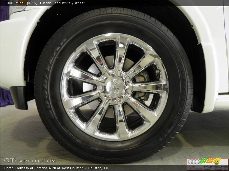 Tuscan Pearl White / Wheat 2008 Infiniti QX 56