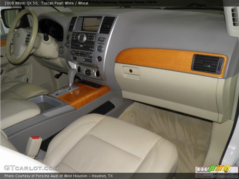Tuscan Pearl White / Wheat 2008 Infiniti QX 56