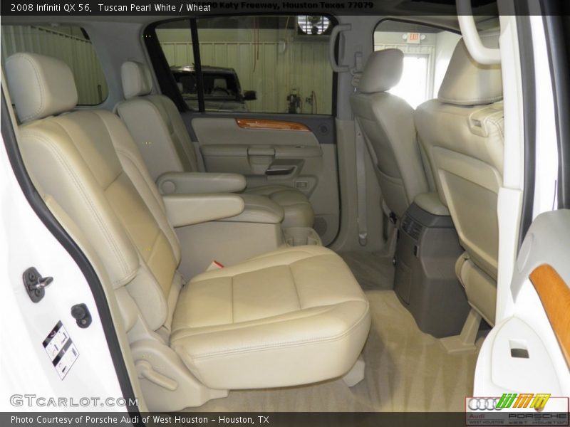 Tuscan Pearl White / Wheat 2008 Infiniti QX 56