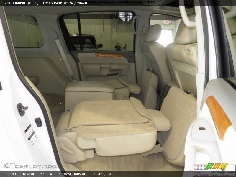 Tuscan Pearl White / Wheat 2008 Infiniti QX 56