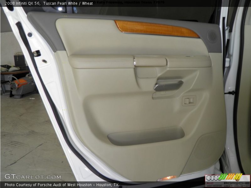 Tuscan Pearl White / Wheat 2008 Infiniti QX 56