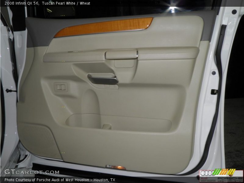 Tuscan Pearl White / Wheat 2008 Infiniti QX 56