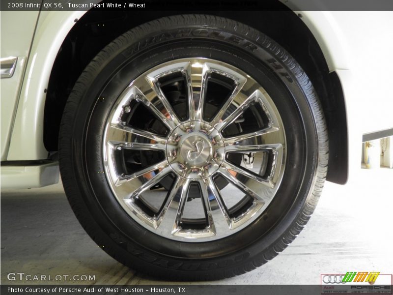 Tuscan Pearl White / Wheat 2008 Infiniti QX 56