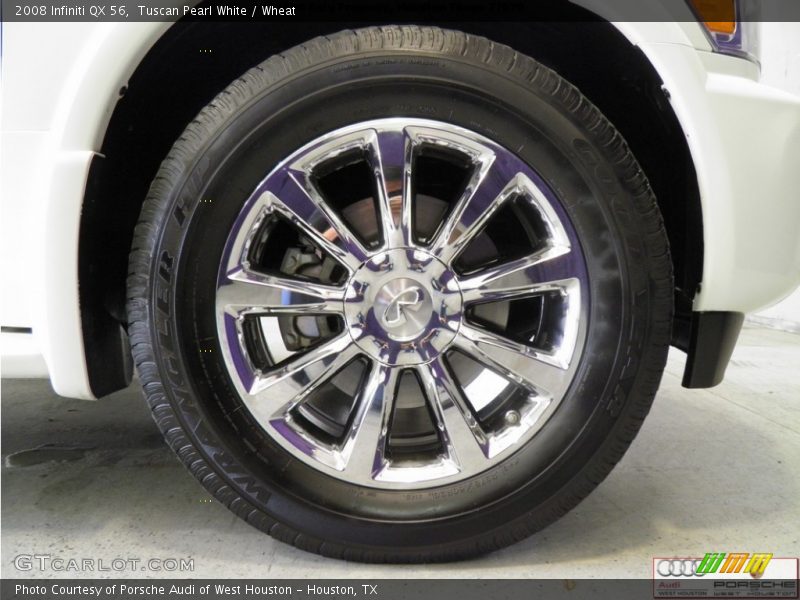 Tuscan Pearl White / Wheat 2008 Infiniti QX 56