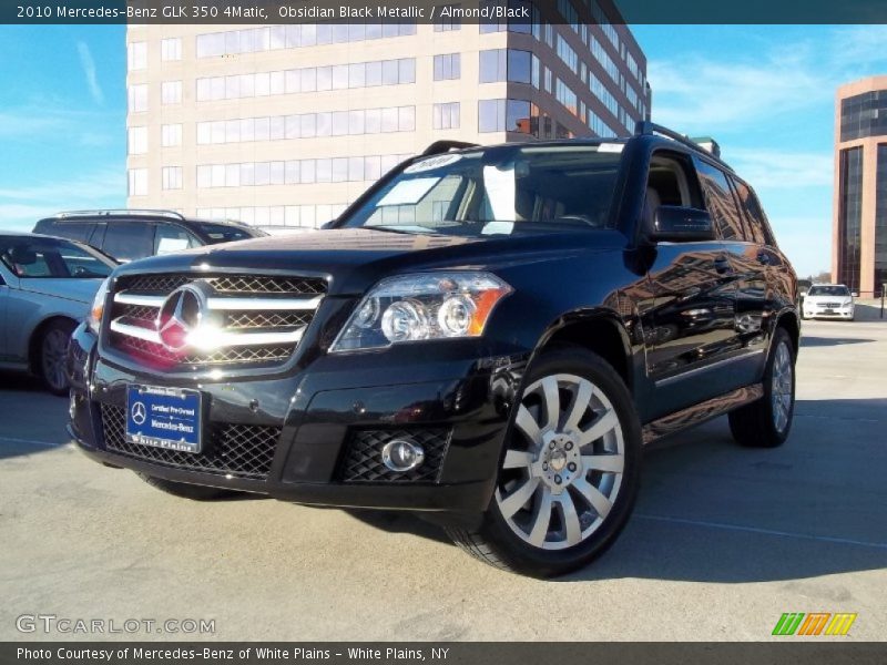 Obsidian Black Metallic / Almond/Black 2010 Mercedes-Benz GLK 350 4Matic