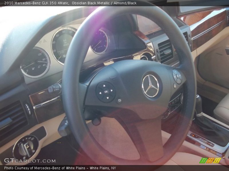 Obsidian Black Metallic / Almond/Black 2010 Mercedes-Benz GLK 350 4Matic
