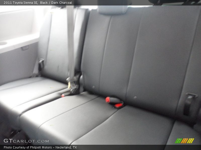 Black / Dark Charcoal 2011 Toyota Sienna SE