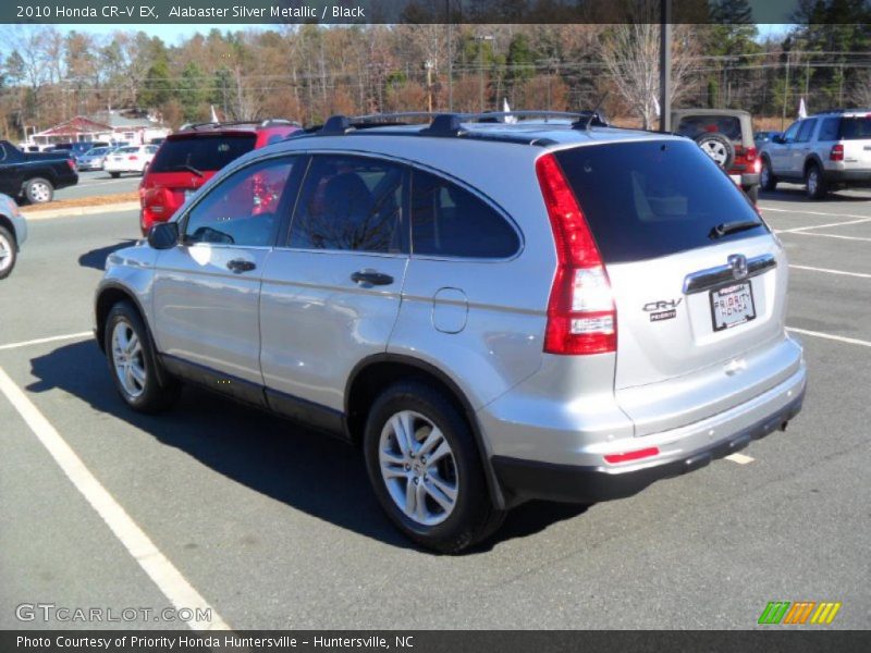 Alabaster Silver Metallic / Black 2010 Honda CR-V EX