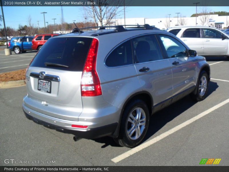 Alabaster Silver Metallic / Black 2010 Honda CR-V EX