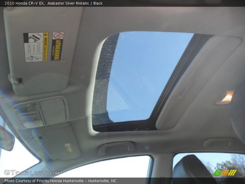 Alabaster Silver Metallic / Black 2010 Honda CR-V EX