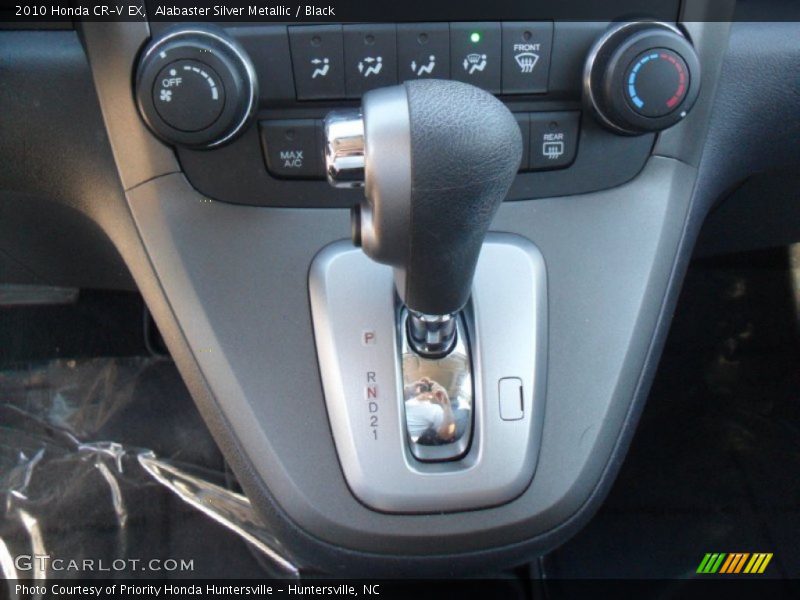 Alabaster Silver Metallic / Black 2010 Honda CR-V EX