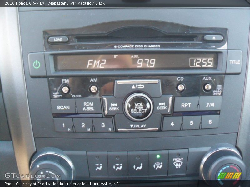 Alabaster Silver Metallic / Black 2010 Honda CR-V EX