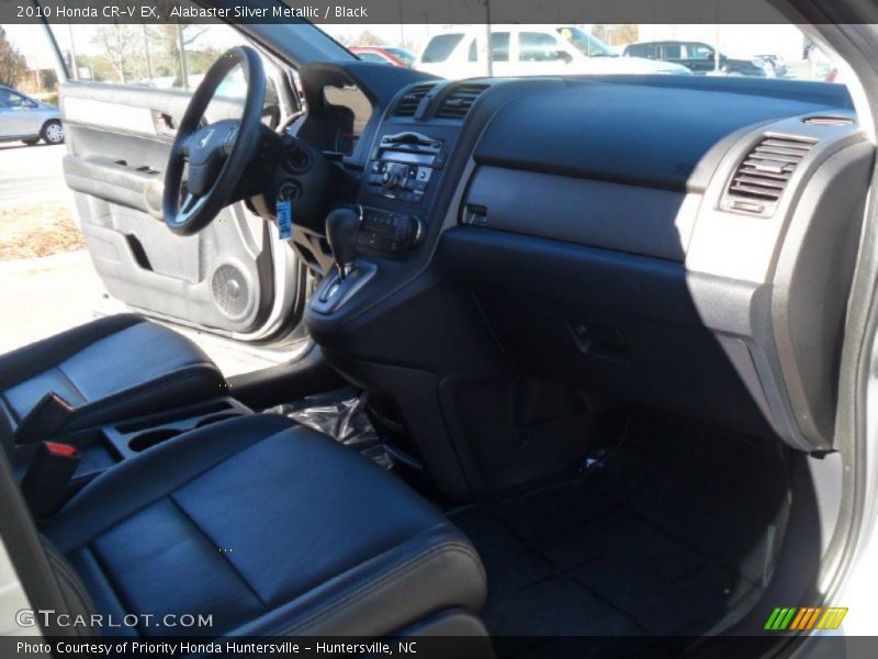 Alabaster Silver Metallic / Black 2010 Honda CR-V EX