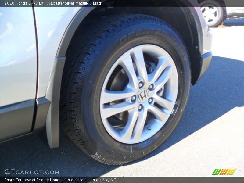 Alabaster Silver Metallic / Black 2010 Honda CR-V EX