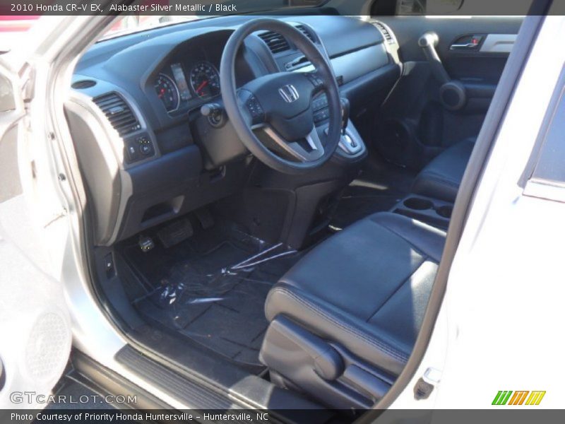 Alabaster Silver Metallic / Black 2010 Honda CR-V EX