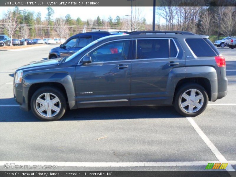 Cyber Gray Metallic / Jet Black 2011 GMC Terrain SLT