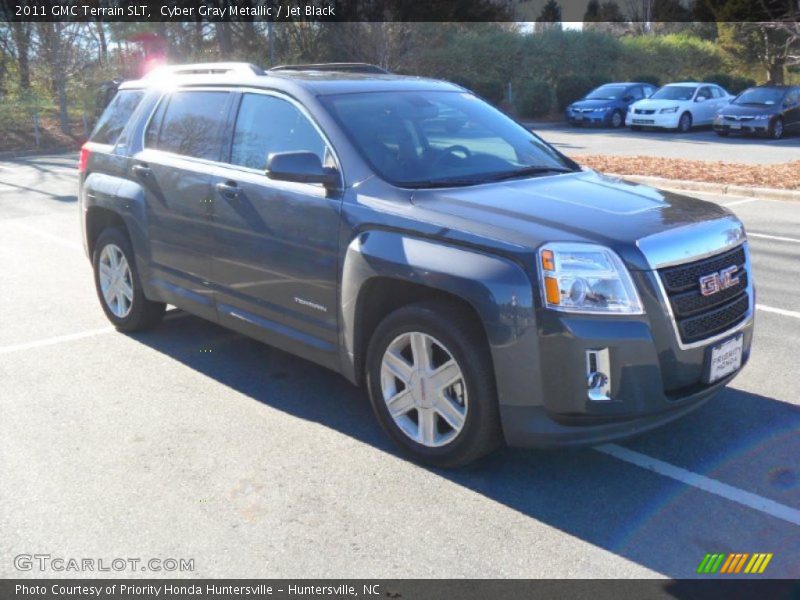 Cyber Gray Metallic / Jet Black 2011 GMC Terrain SLT