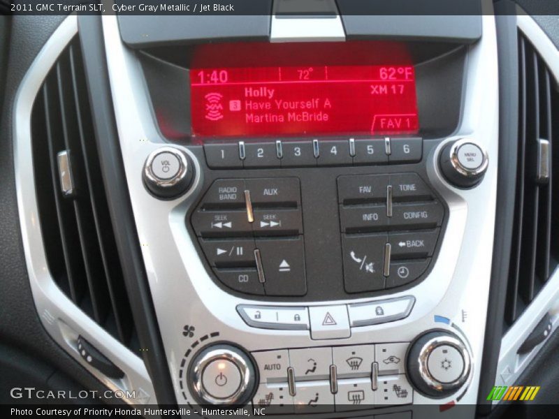 Cyber Gray Metallic / Jet Black 2011 GMC Terrain SLT