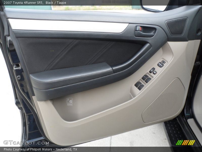 Black / Taupe 2007 Toyota 4Runner SR5