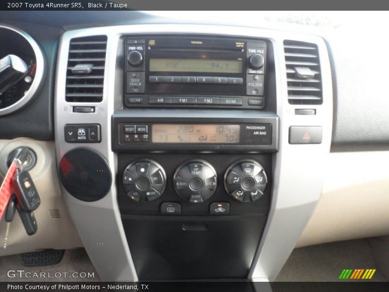 Black / Taupe 2007 Toyota 4Runner SR5