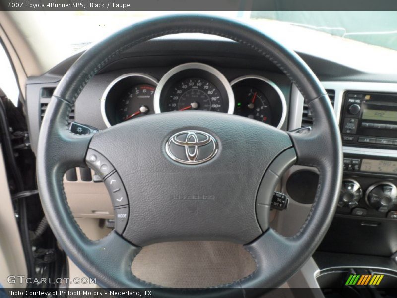Black / Taupe 2007 Toyota 4Runner SR5