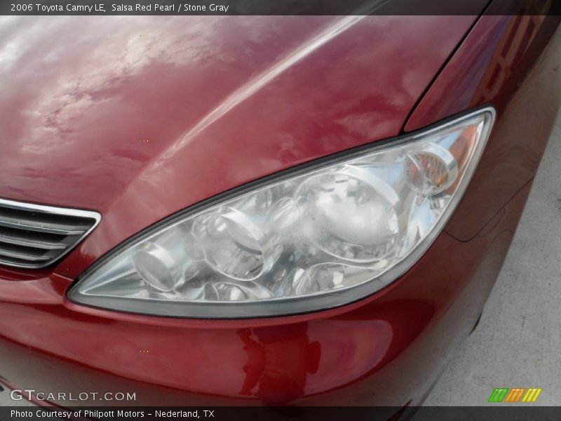 Salsa Red Pearl / Stone Gray 2006 Toyota Camry LE