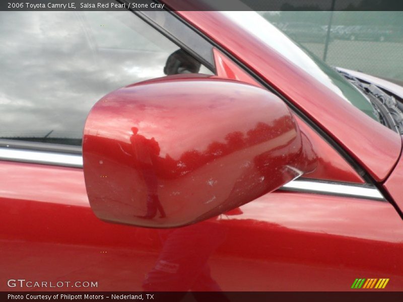 Salsa Red Pearl / Stone Gray 2006 Toyota Camry LE