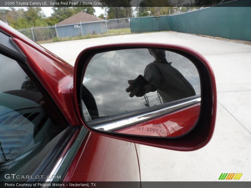Salsa Red Pearl / Stone Gray 2006 Toyota Camry LE