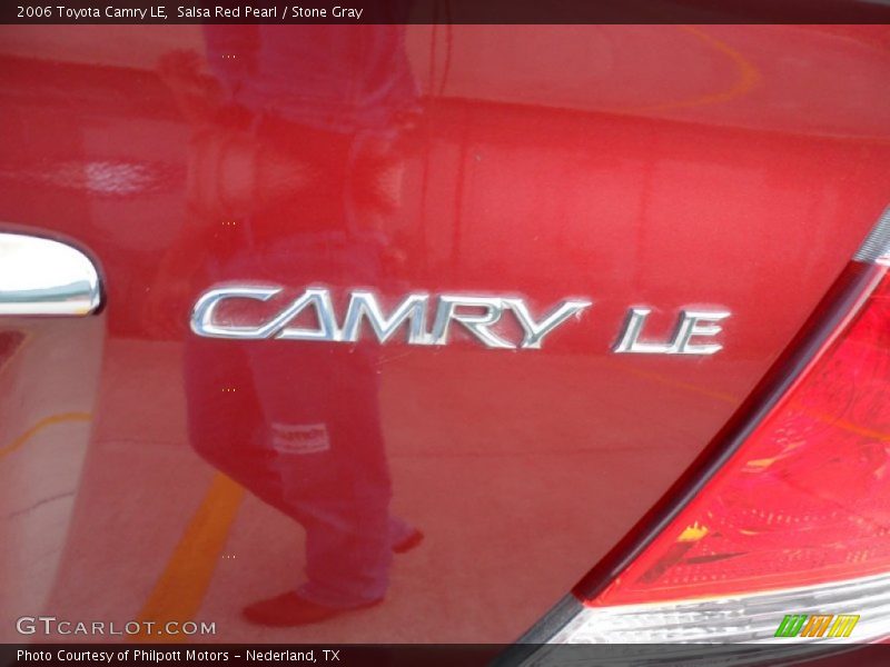 Salsa Red Pearl / Stone Gray 2006 Toyota Camry LE