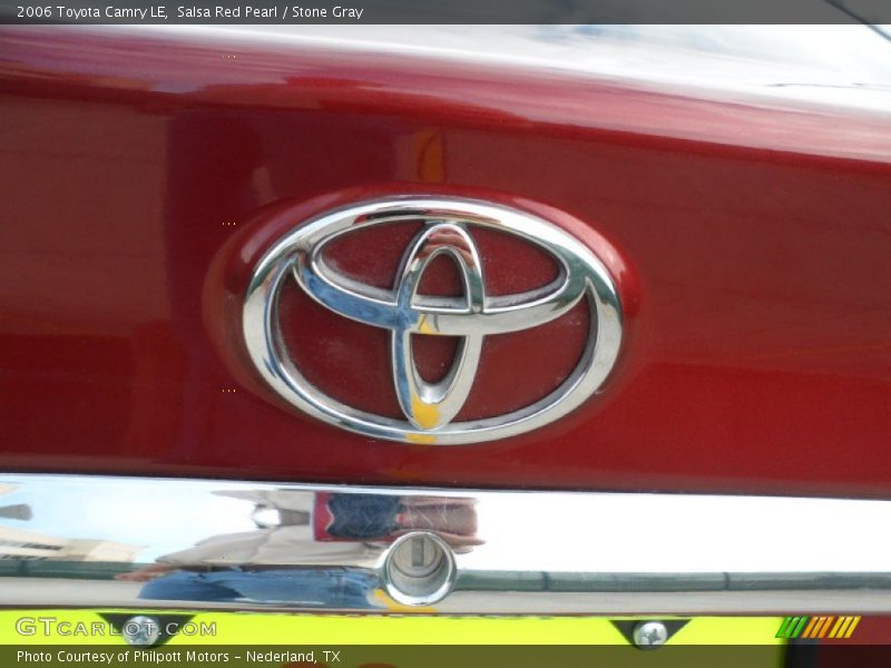 Salsa Red Pearl / Stone Gray 2006 Toyota Camry LE