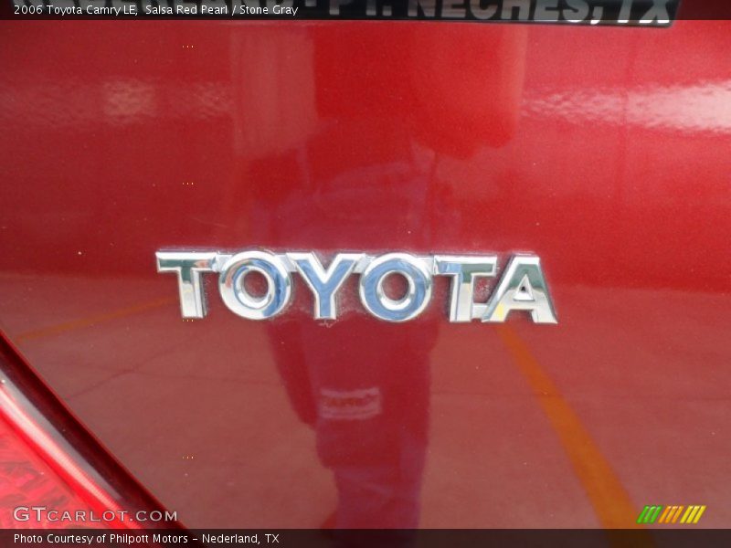 Salsa Red Pearl / Stone Gray 2006 Toyota Camry LE