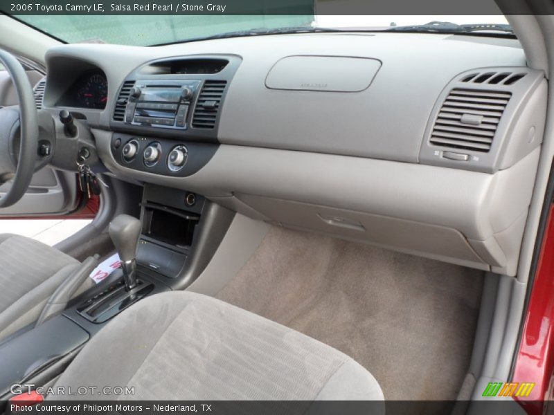Salsa Red Pearl / Stone Gray 2006 Toyota Camry LE