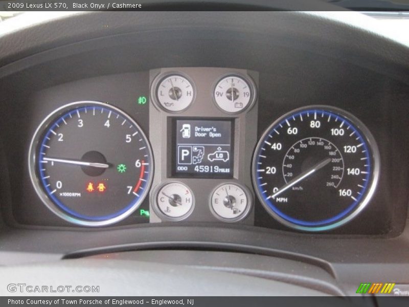 Black Onyx / Cashmere 2009 Lexus LX 570