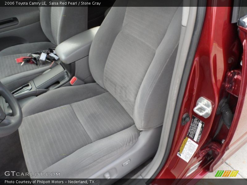 Salsa Red Pearl / Stone Gray 2006 Toyota Camry LE