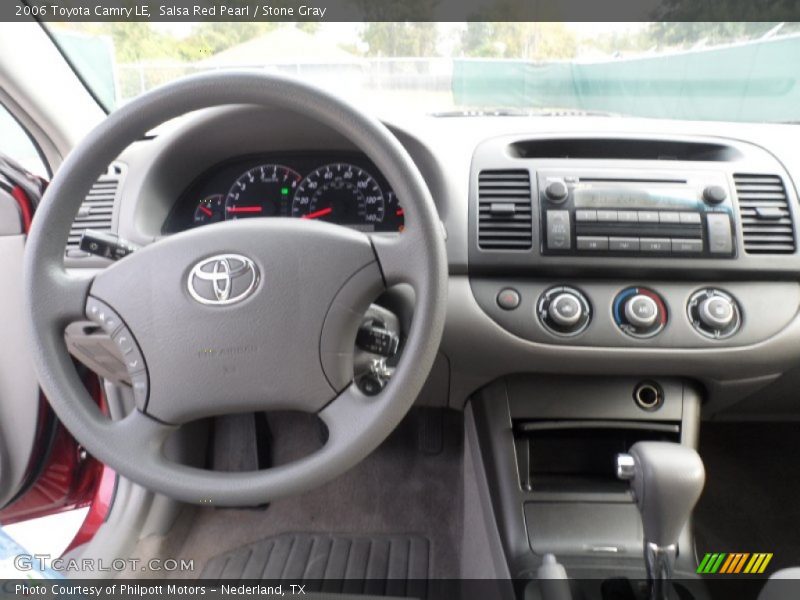 Salsa Red Pearl / Stone Gray 2006 Toyota Camry LE