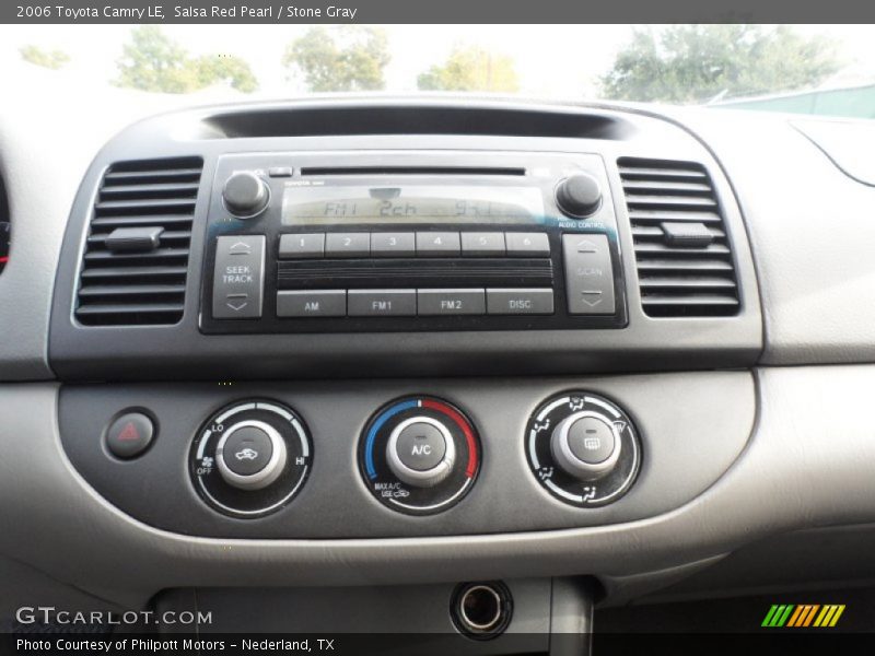 Salsa Red Pearl / Stone Gray 2006 Toyota Camry LE