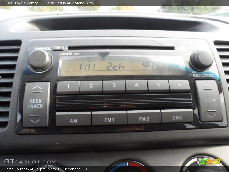 Salsa Red Pearl / Stone Gray 2006 Toyota Camry LE