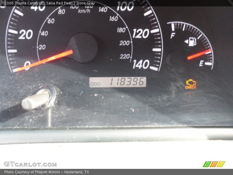 Salsa Red Pearl / Stone Gray 2006 Toyota Camry LE