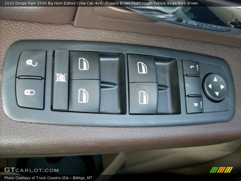 Rugged Brown Pearl / Light Pebble Beige/Bark Brown 2010 Dodge Ram 3500 Big Horn Edition Crew Cab 4x4
