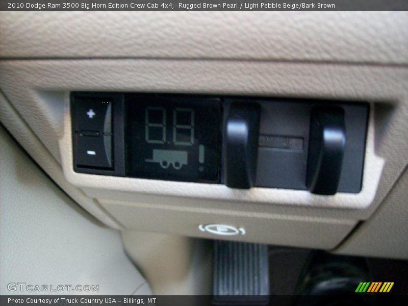 Rugged Brown Pearl / Light Pebble Beige/Bark Brown 2010 Dodge Ram 3500 Big Horn Edition Crew Cab 4x4