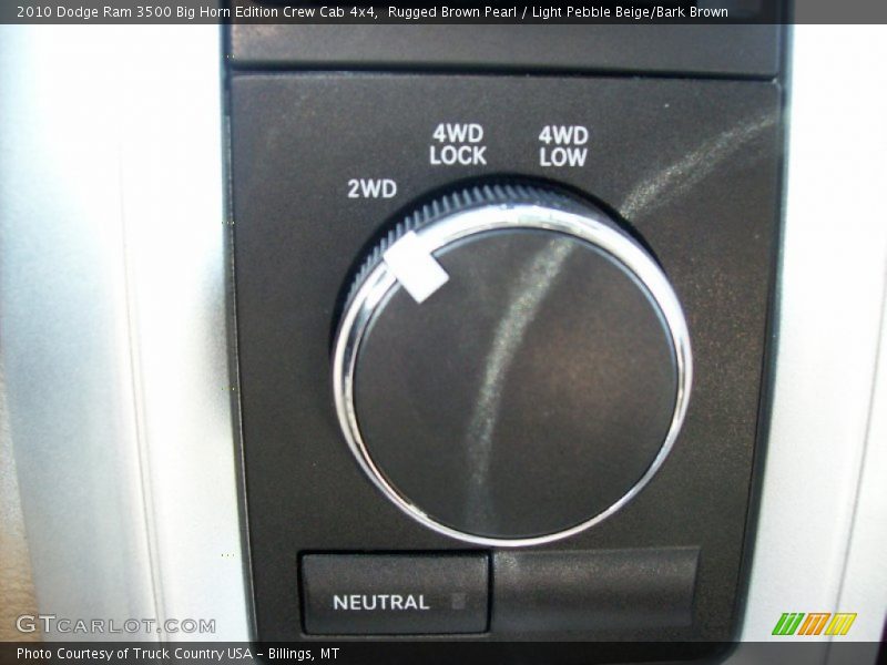 Rugged Brown Pearl / Light Pebble Beige/Bark Brown 2010 Dodge Ram 3500 Big Horn Edition Crew Cab 4x4