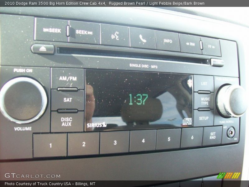 Audio System of 2010 Ram 3500 Big Horn Edition Crew Cab 4x4