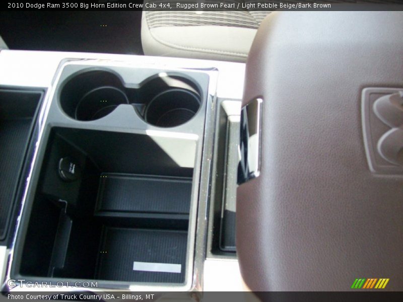 Rugged Brown Pearl / Light Pebble Beige/Bark Brown 2010 Dodge Ram 3500 Big Horn Edition Crew Cab 4x4