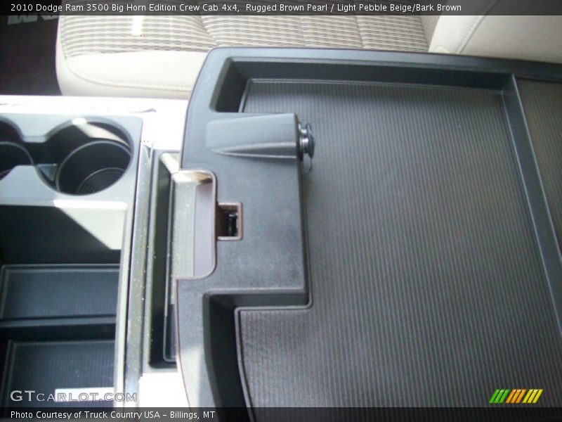 Rugged Brown Pearl / Light Pebble Beige/Bark Brown 2010 Dodge Ram 3500 Big Horn Edition Crew Cab 4x4