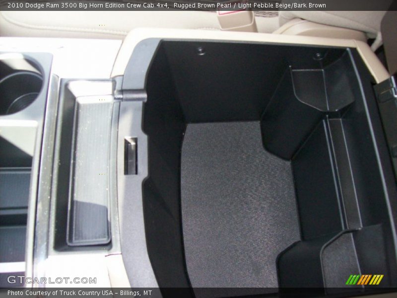 Rugged Brown Pearl / Light Pebble Beige/Bark Brown 2010 Dodge Ram 3500 Big Horn Edition Crew Cab 4x4