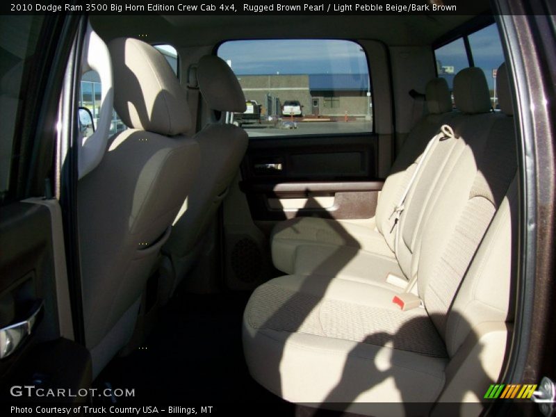 Rugged Brown Pearl / Light Pebble Beige/Bark Brown 2010 Dodge Ram 3500 Big Horn Edition Crew Cab 4x4